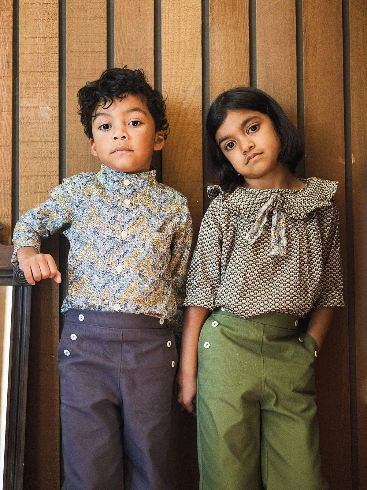 band collar buttondown made with aubrey forest liberty of london tana lawn