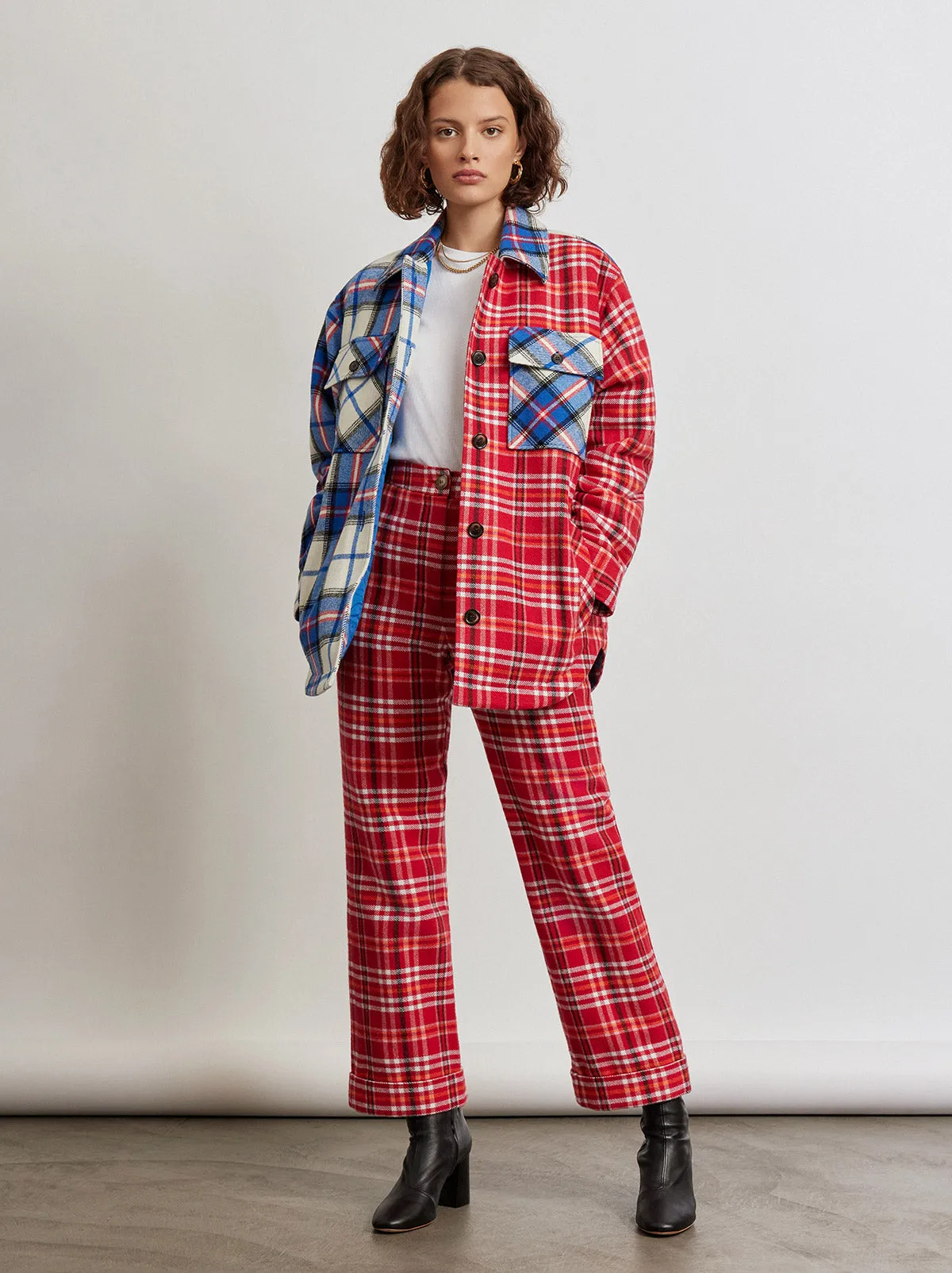 Marissa Check Trousers