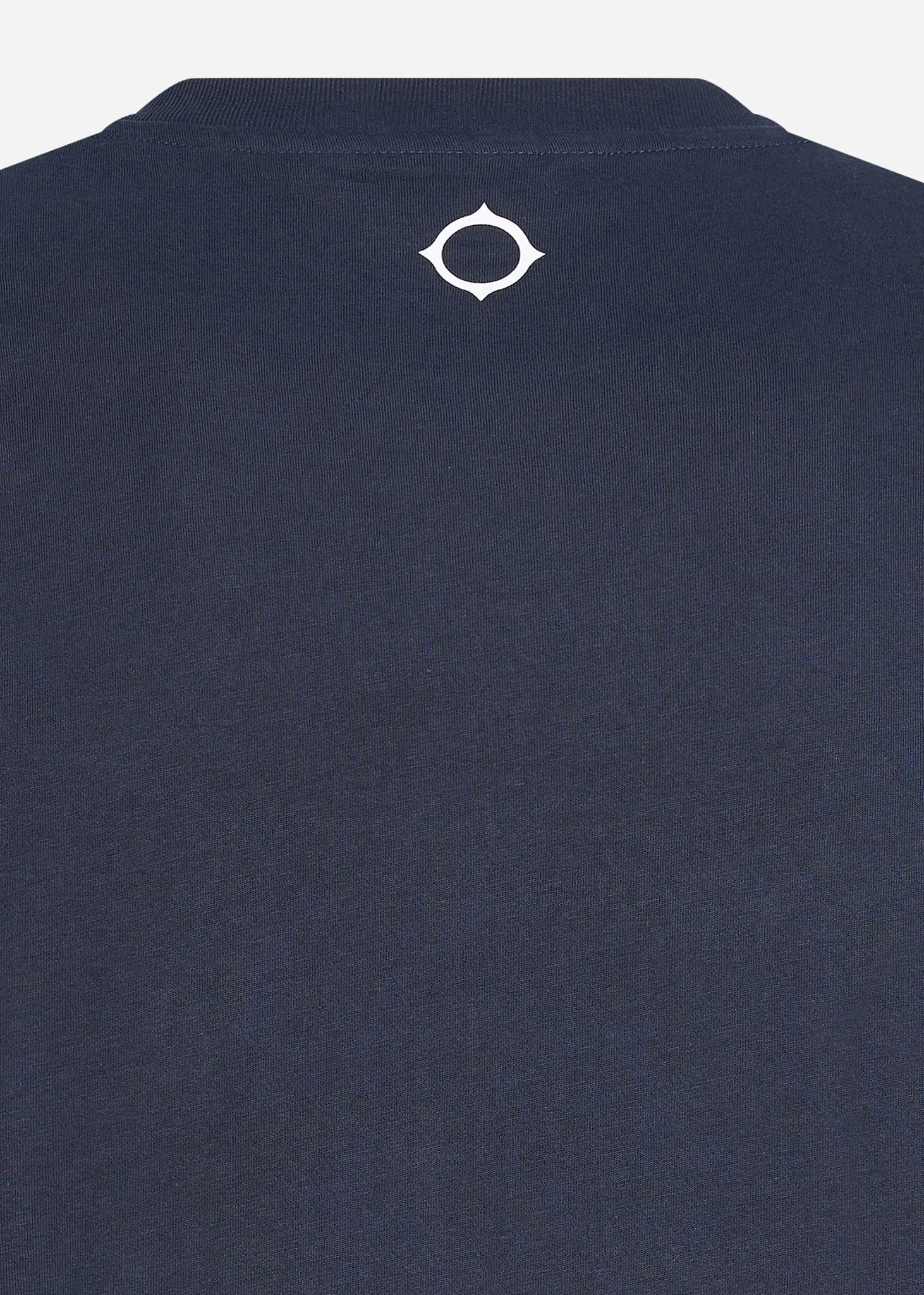 MA.Strum block print tee - ink navy