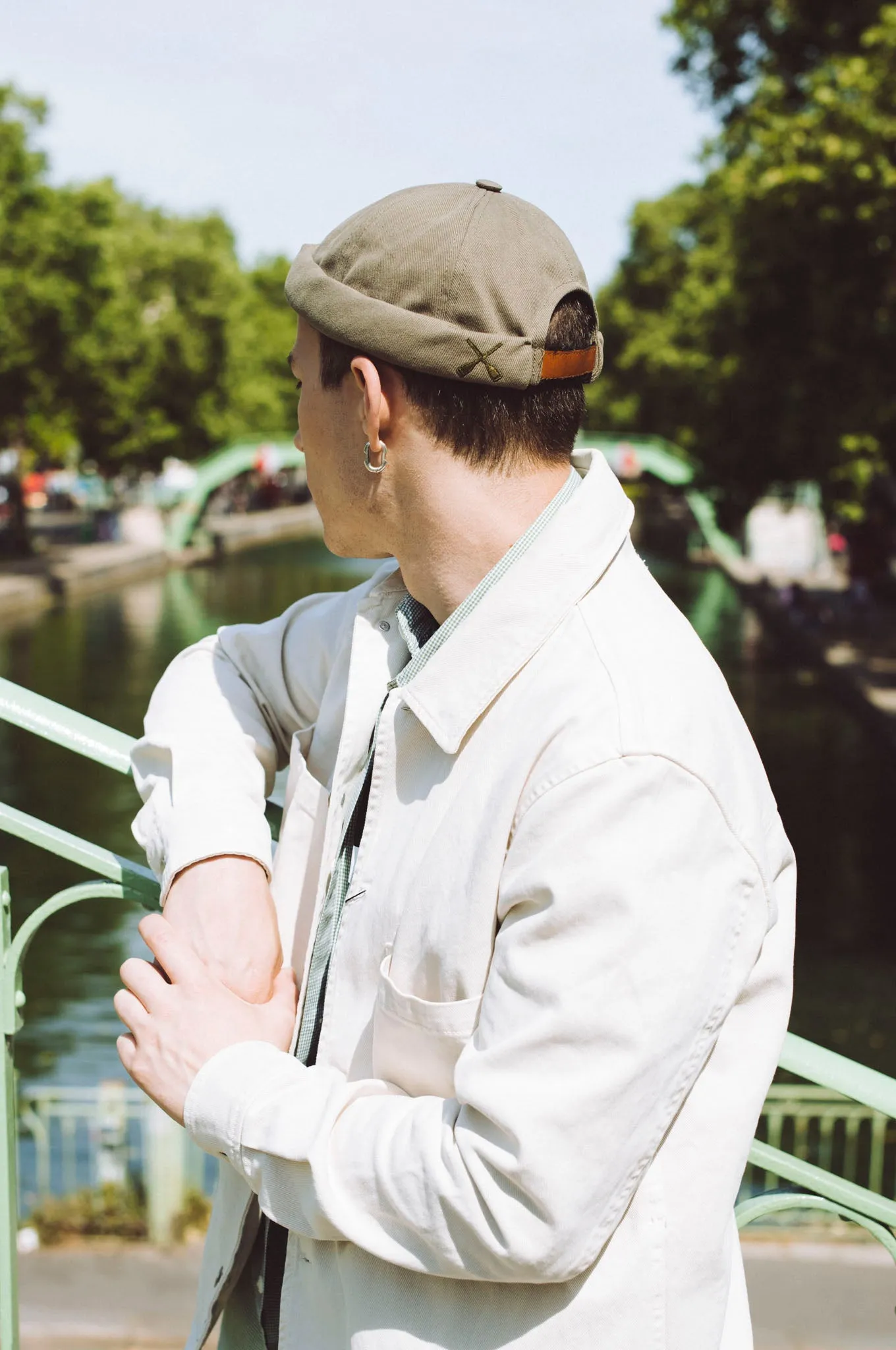 MIKI DOCKER HAT GREEN KHAKI